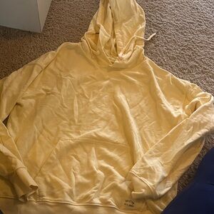 Brixton Women's Crewneck Hoodie in Pale Yellow